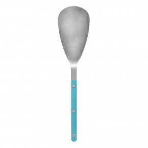 Bistrot Vintage Turquoise Rice Serving Spoon 10.5"