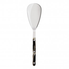 Bistrot Shiny Dune Black Rice Serving Spoon 10.5"