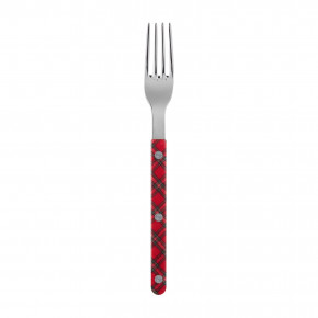 Bistrot Tartan Red Dinner Fork 8.5"