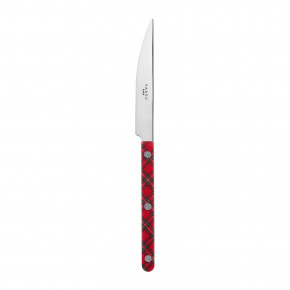 Bistrot Tartan Red Dinner Knife 9.25"