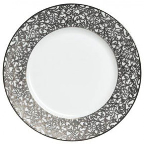 Salamanque Platinum White American Dinner Plate Round 10.6 in.