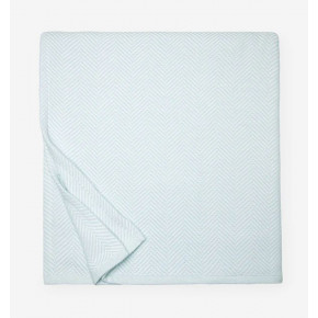 Camilo White/Aquamarine Blanket