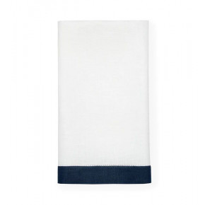 Filo Tip Towel 14x20 Set Of 2 White/Navy
