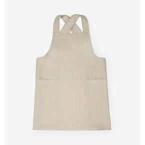 Cuoco Apron With Cross Belts Osfm Natural