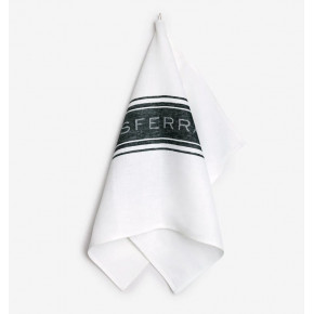 Parma Kitchen Towel Set of 2 18x28 White/Black