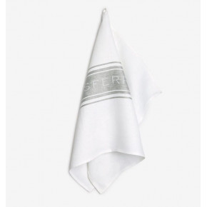 Parma Kitchen Towel Set of 2 18x28 White/Grey