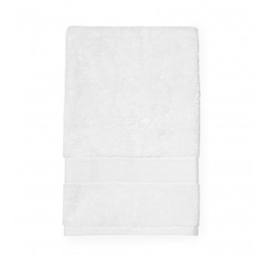 Amira White Cotton/Modal Bath Towels