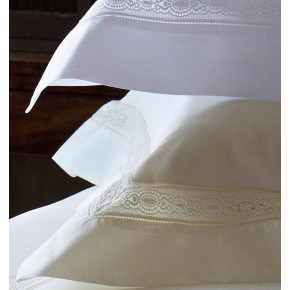 Giza 45 Egyptian Cotton Percale Lace Bedding
