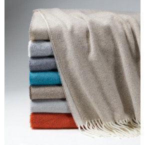 Renna Double Faced Cashmere Fringed Throw 50x70 In