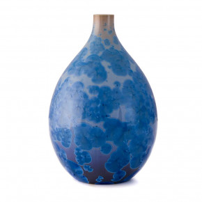 Teardrop Vase, Medium – Crystalline Cobalt