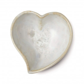 Crystalline Twist Heart Bowl Candent White Small