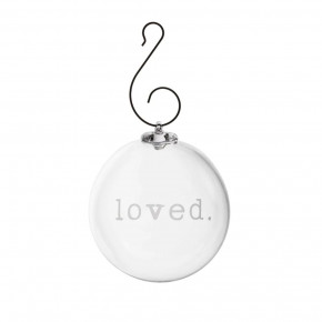 Round Ornament - LOVED