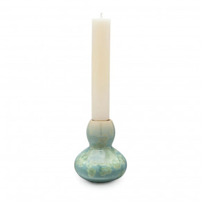 Woodstock Pottery Candlestick - Crystalline Jade