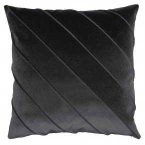 Briar Como Velvet Dark Grey Pillow