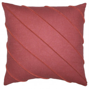 Briar Hue Linen Rose Pillow