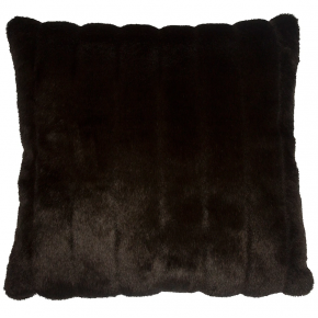 Brown Mink Fur Pillow