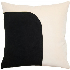 Felix Snow Black Pillow