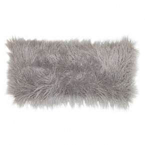 Llama Silver Fur Pillow