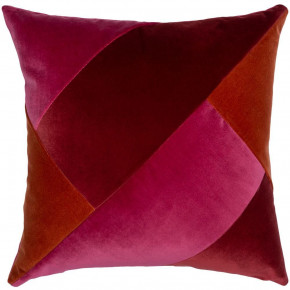 Maxwell Velvet Sangria Pillow