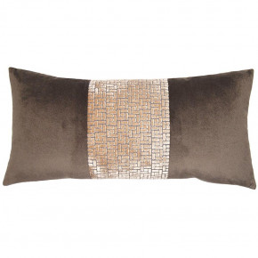 Pewter Weave Band Pillow
