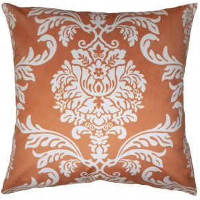 Picnic Orange Orange Floral Pillow