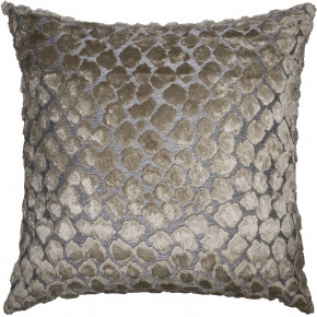 Plush Cheetah Taupe Pillow