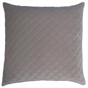 Quilted Light Grey Pillow