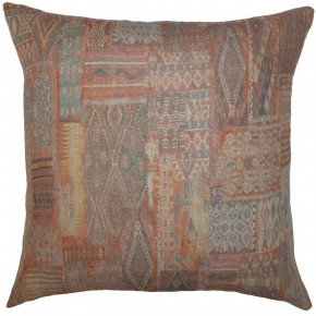 Red Patchwork Pillow