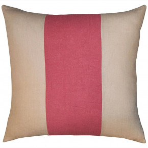 Savvy Hue Linen Rose Band Pillow