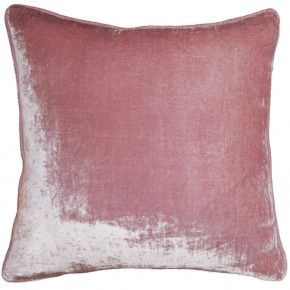 Blush Velvet Trim 20x20 in Pillow