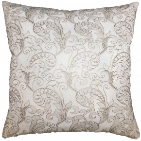 Taupe Paisley Pillow