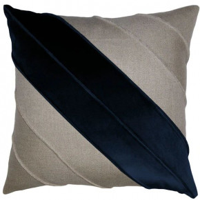 Westend Linen Indigo Velvet Pillow