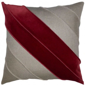 Westend Linen Red Velvet Pillow