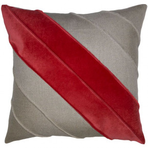 Westend Linen Scarlet Velvet Pillow