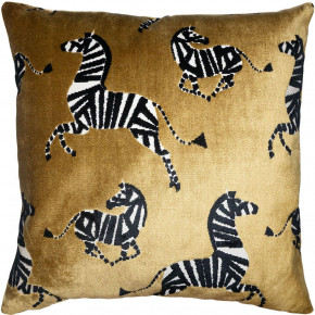 Zebra Gold Pillow
