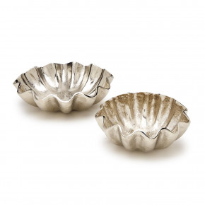 Decorative Round Serving Trays, Set of 2