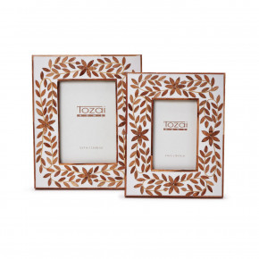 Tea Leaves Set of 2 Picture Frames (4" x 6", 5" x 7")