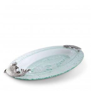 Salmon Glass Platter
