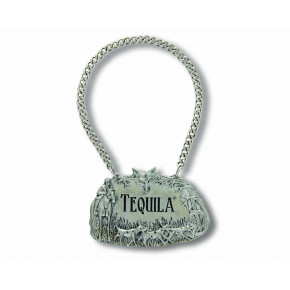 Morning Hunt Pewter Hunt Tequila Decanter Tag