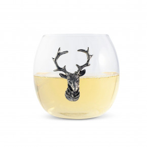 Elk/Deer Stemless Wine Glass