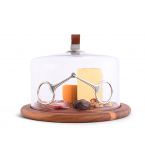 Cheese Dome Board Leather Horse Bit