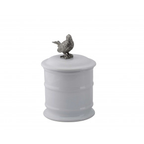 Song Bird Short Stoneware Canister