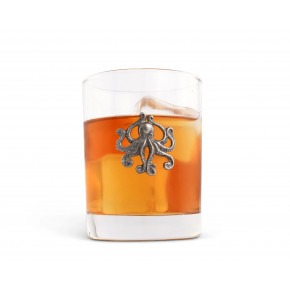 Sea And Shore Octopus Double Old Fashioned Glass