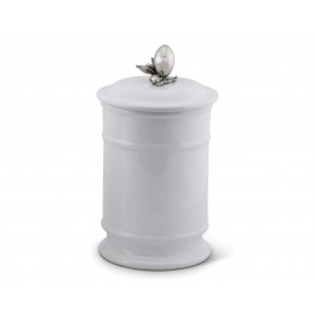 Olive Tall Stoneware Canister
