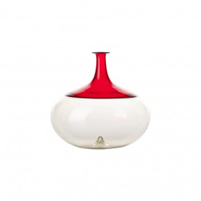 Bolle by Tapio Wirkkala Straw Yellow/Red Vase