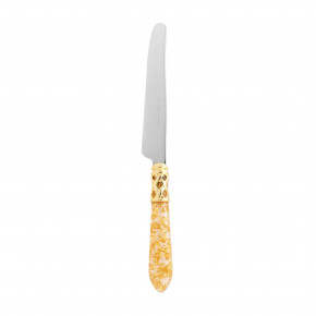 Aladdin Brilliant Gold Fleck Place Knife 9.5"L