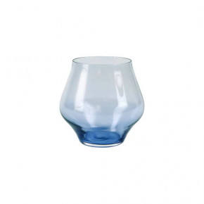 Contessa Blue Stemless Wine Glass 4"H, 10 oz