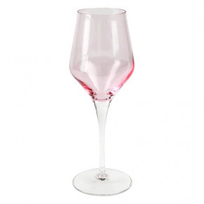 Contessa Pink Wine Glass 9"H, 9 oz