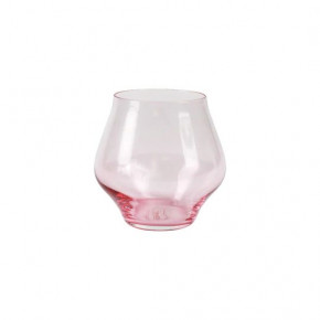 Contessa Pink Stemless Wine Glass 4"H, 10 oz