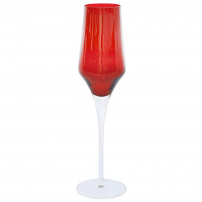 Contessa Red Champagne Glass 10.25”H, 7 oz